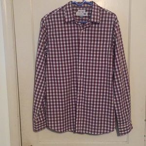 Old Navy Plaid Button Down Long Sleeve Shirt